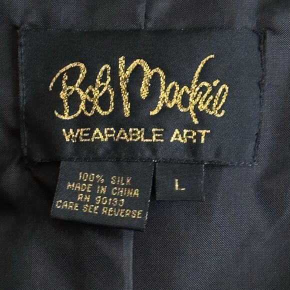 Bob Mackie Ladybug Vest Silk Size Large Novelty - Picture 8 of 8